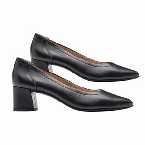 Paul Green Yvette Pump in Black Soft Nappa Leather - Size 10.5, NWOB